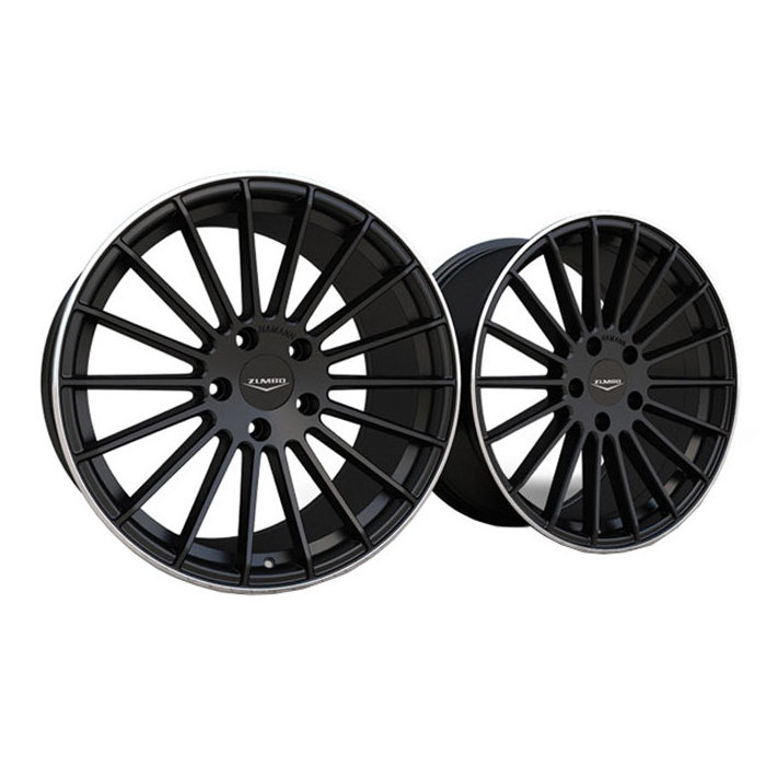 A0060 semi black 5 hole 19 20 22 inch  rim replica wheel rims 5x112 PCD deep dish alloy wheel for car