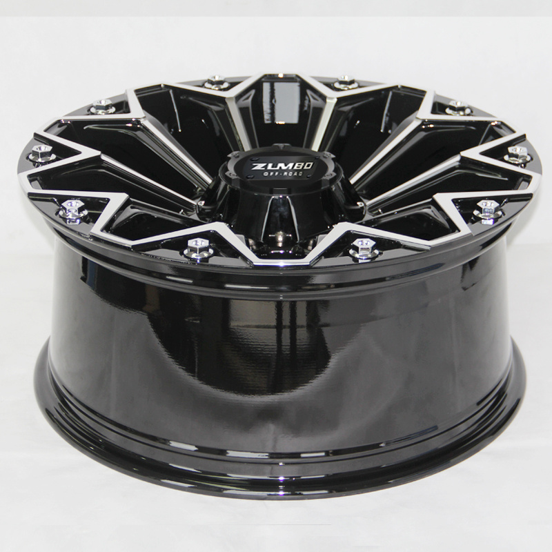 A0118 Aluminium alloy wheel rims for offroad 22 inch wheel 5x114.3 6x114.3 PCD Factory wholesale customs rims