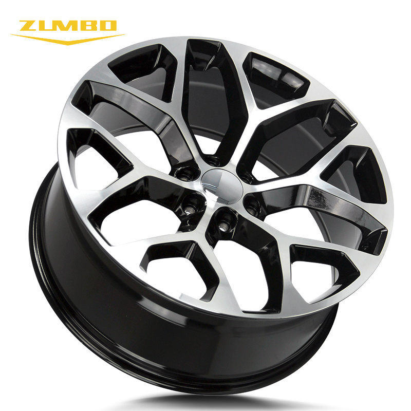 F7359 American Alloy Chrome spoke wheels rims 20 22  24  26 inch 6 lug for cars/truck replica wheel rines snowflake