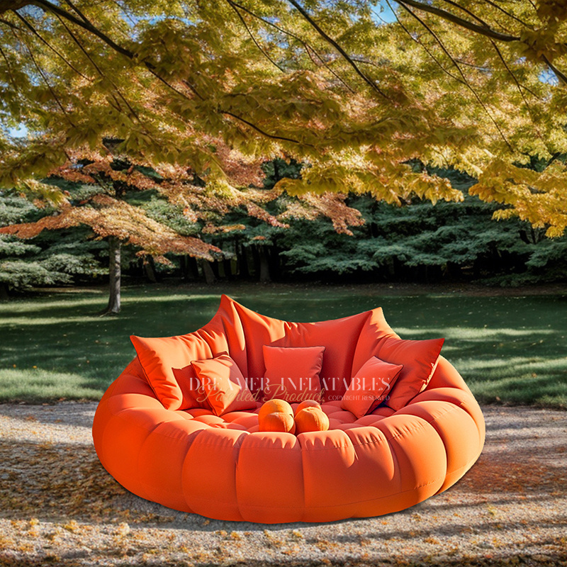 Inflatable Swimming Pool Floating Lounger With Backrest