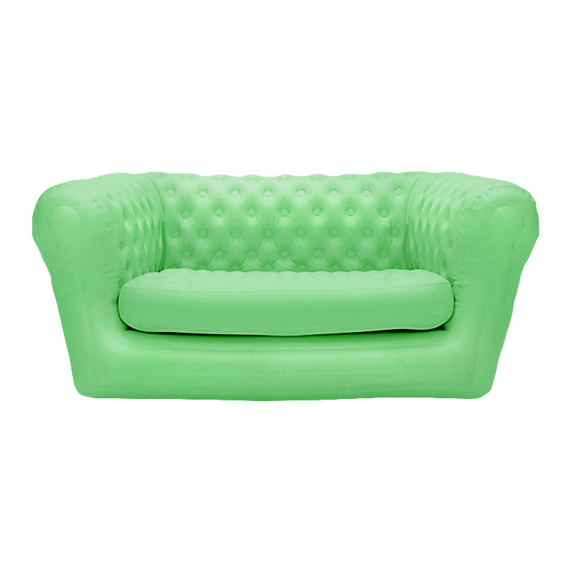 Portable plastic folding chairs sofa, contemporary outdoor leisure inflatable sectional sofa