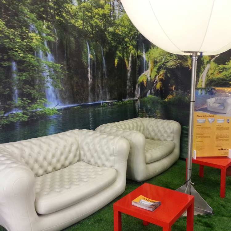 hot selling morden inflatable advertising office garden sofa chair