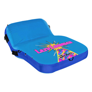 Customized Outdoor Inflatable Ledge Sun Air Lounger Chair for Poolside