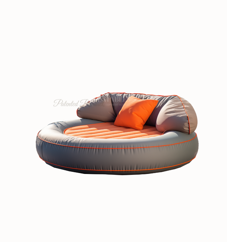 Luxury Motorized Lounge Chair Floats Deluxe Inflatable Swimming Motorized Pool Lounger