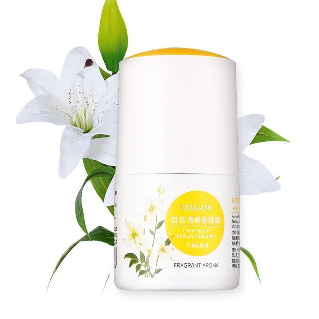 Custom Private Label All Day Lily Fragrant Roll-on Deodorant Long Lasting Effective Antiperspirant Prevent Body