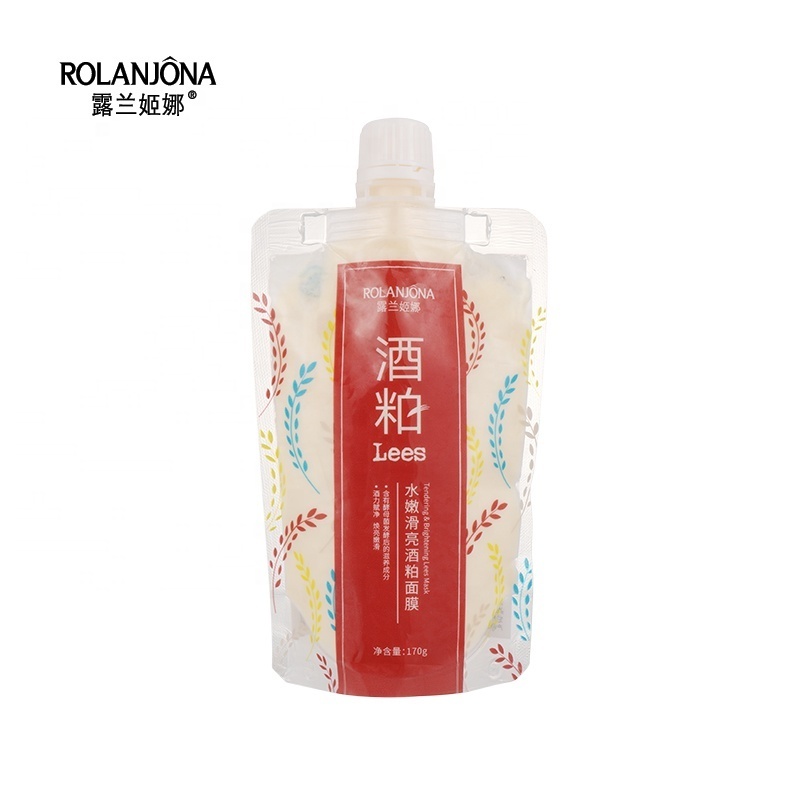 Hot Sale Private Label Rolanjona Pore Cleaner Firming Skin Care Lightening Moisturizing Hyaluronic Acid Lees Clay Facial Mud