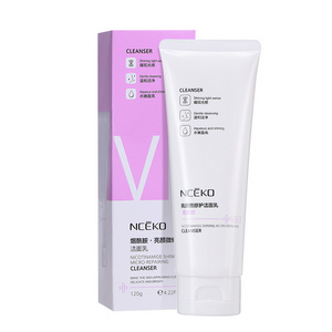 Hot Sale Private Label Nceko Niacinamide & VB3 Facial Skin Care Set Mild Formula Deep Cleansing Whitening Facial Cleanser