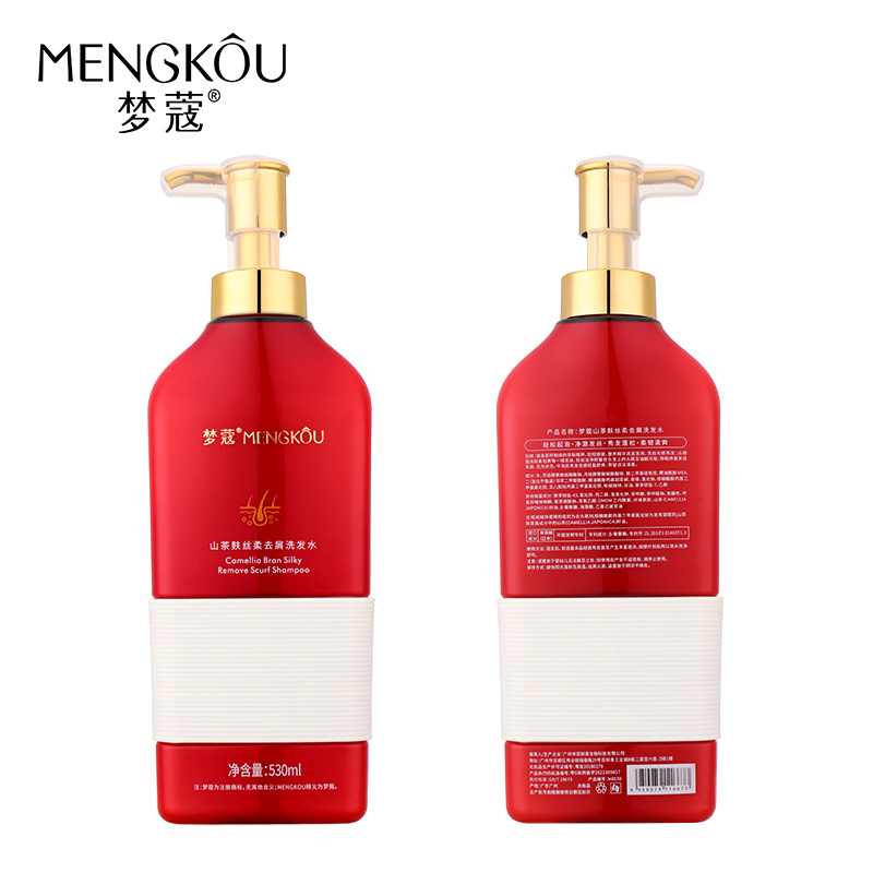 New Arrival Private Label Mengkou Deep Cleansing Refreshing Anti-Dandruff Camellia Bran Silky Remove Scurf Hair Care Shampoo