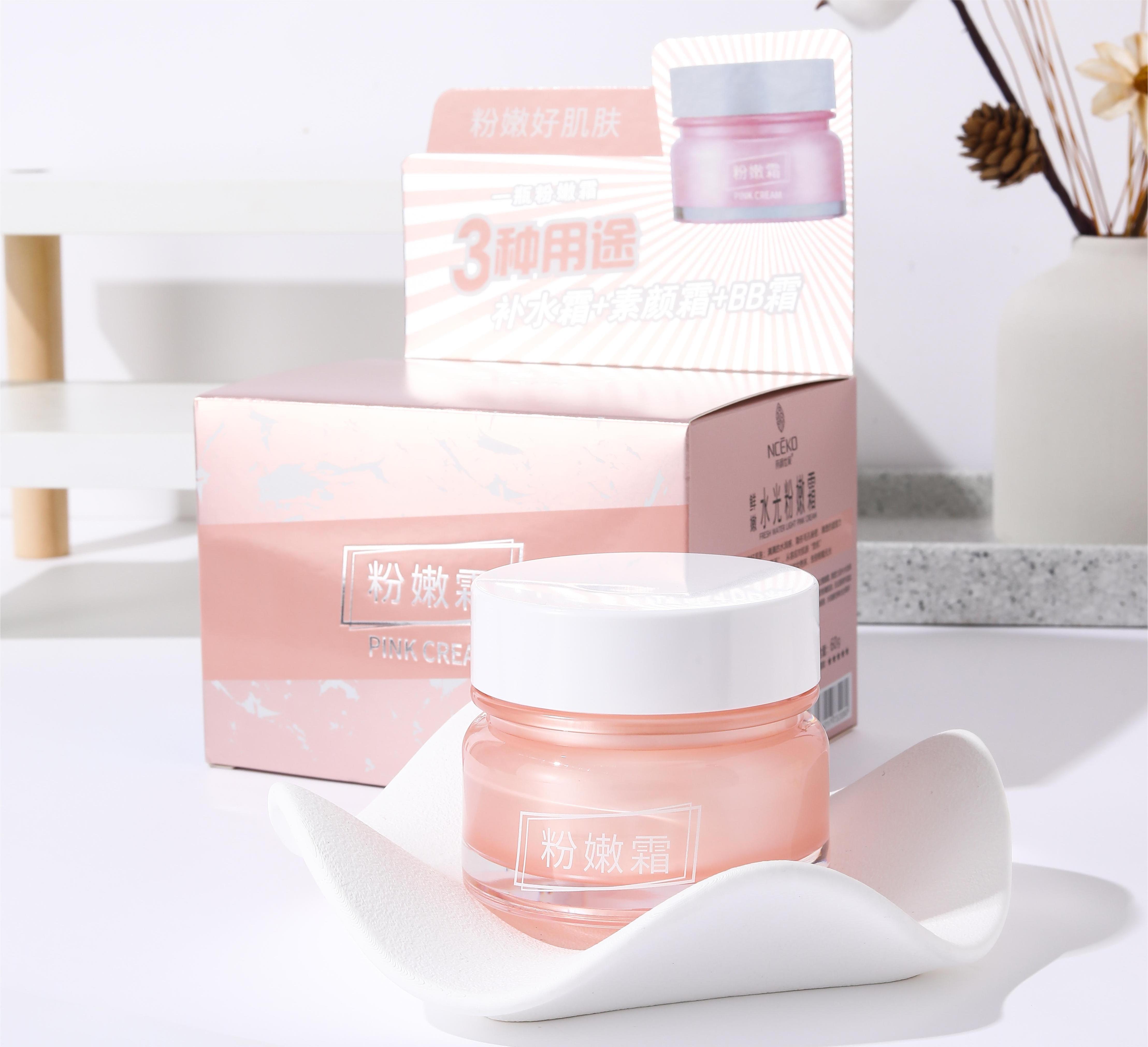 Hot Sale Private Label Nceko Baby Pink Tone Up Cream Baby Pink cream for brightening skin