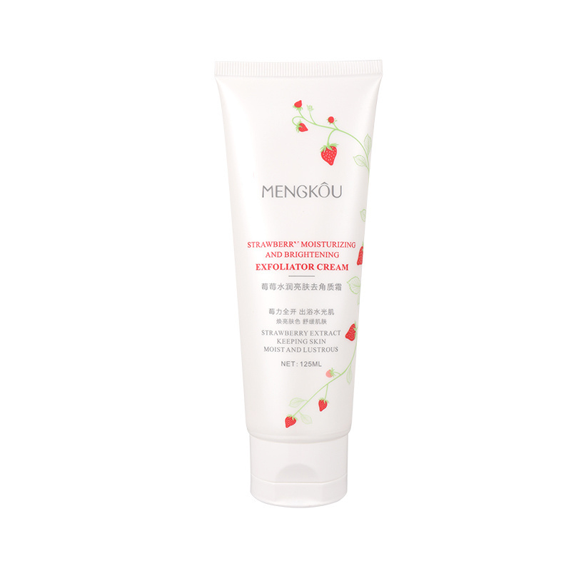 Private Label Skin Care Strawberry Scrub Cream to Remove Dead Skin Cell and Moisturizing and Brightening Face Skin