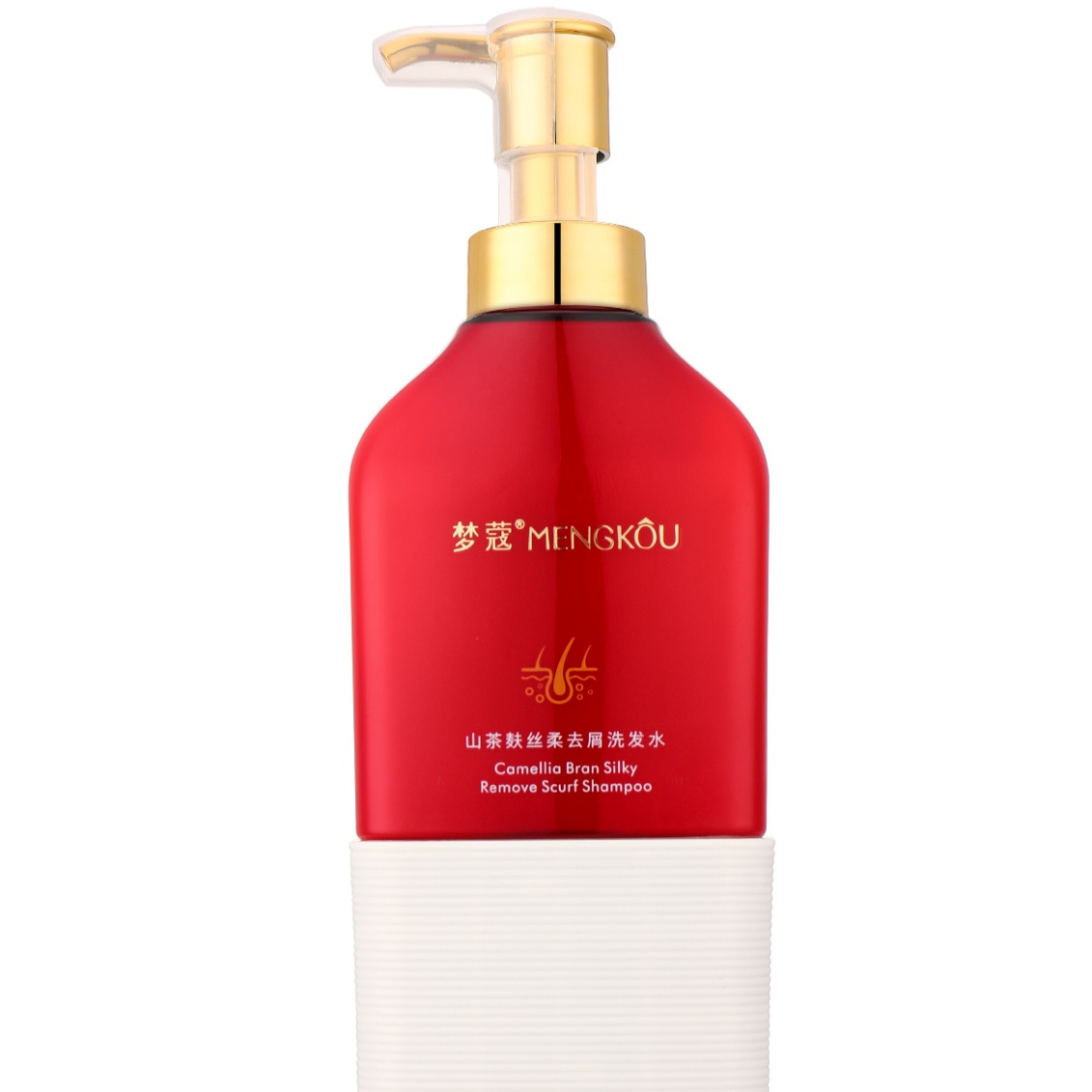 New Arrival Private Label Mengkou Deep Cleansing Refreshing Anti-Dandruff Camellia Bran Silky Remove Scurf Hair Care Shampoo