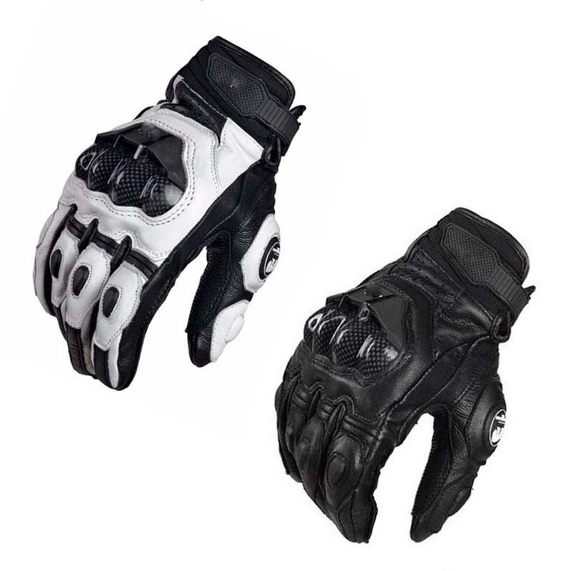 Hot Selling Leather Windproof Full Finger Gloves Motorcycle Racing Off-road Riding Gloves