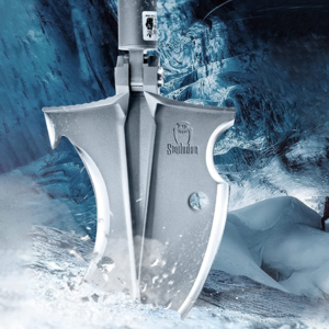 Zune Lotoo High Quality Axe-Type Tactical Camping Shovel Folding Multitool 24 in 1 Survival Spade Snow Shovel Survival Kit Gear