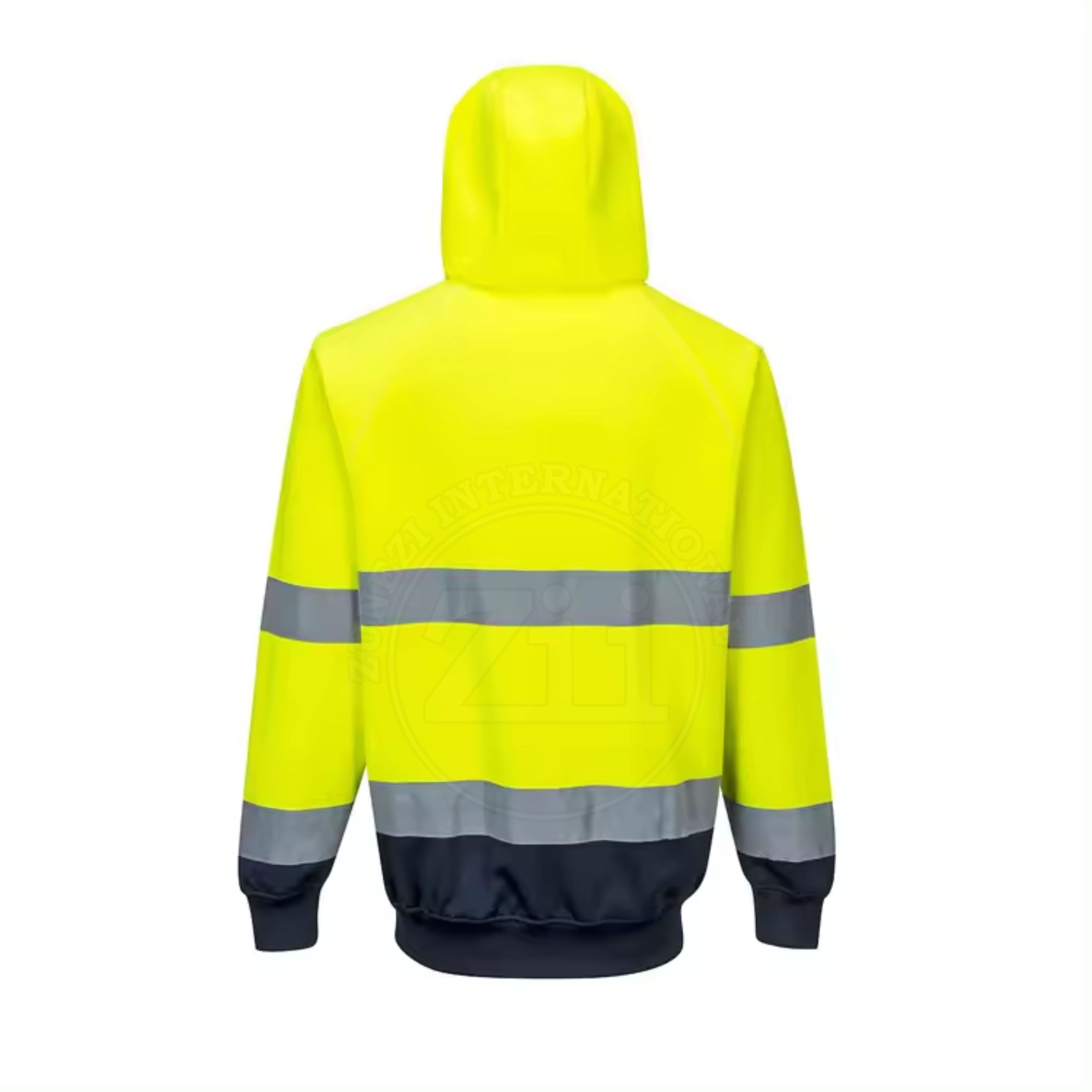 Men Reflective High Visibility Safety Hoodie Wholesales Custom Logo Construction Hi Vis Long Sleeve Orange Work Reflective