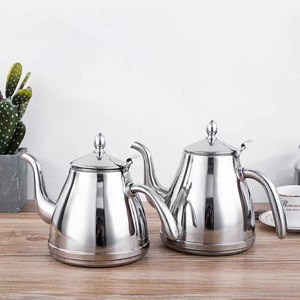 Luxury Tea Pot Thickened Stainless Steel with Filter Screen Teapot Hotel Restaurant Boiling Tea Pot Tea Kettle