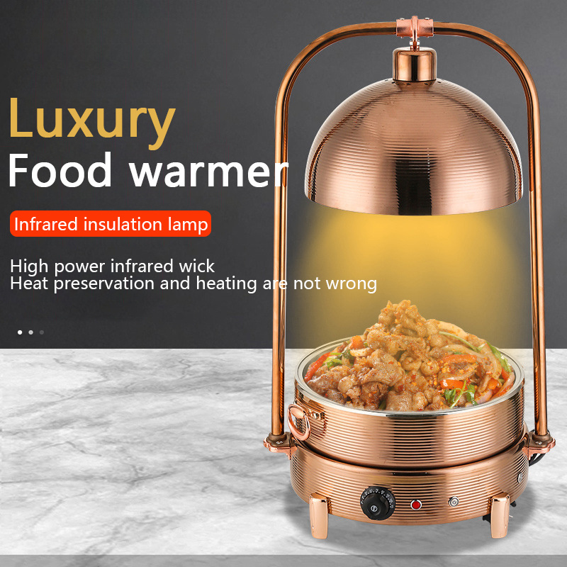 Five Star Hotel Luxury Gold Chaffing Dishes Food Warmer Set Buffet Catering Stainless Steel Hanging Chafing Dish