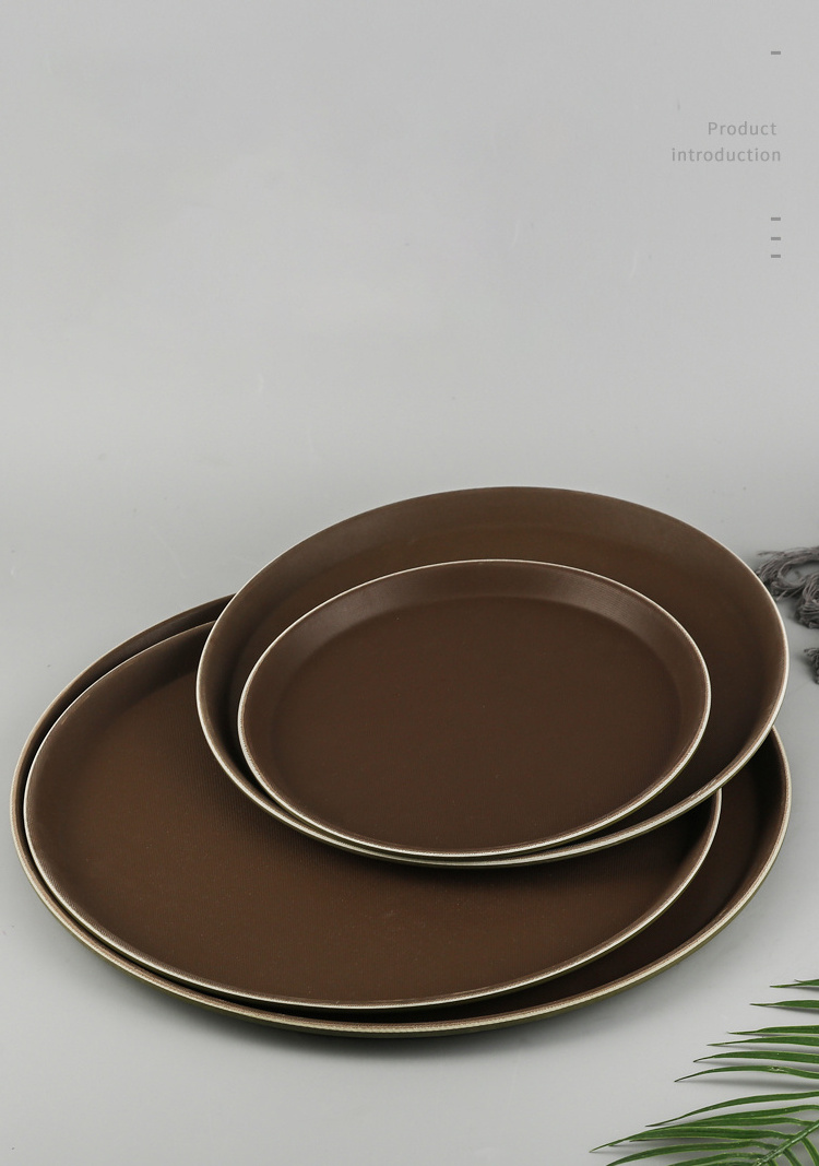 high quality hotel more convenient Commercial remove kitchen fiberglass antislip oval tray