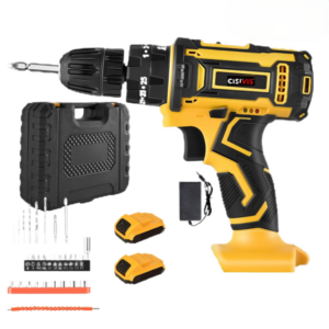 New 21v Cordless Power Drill Driver 36pcs Electric Screwdriver Set Impact Hammer Drill Tools