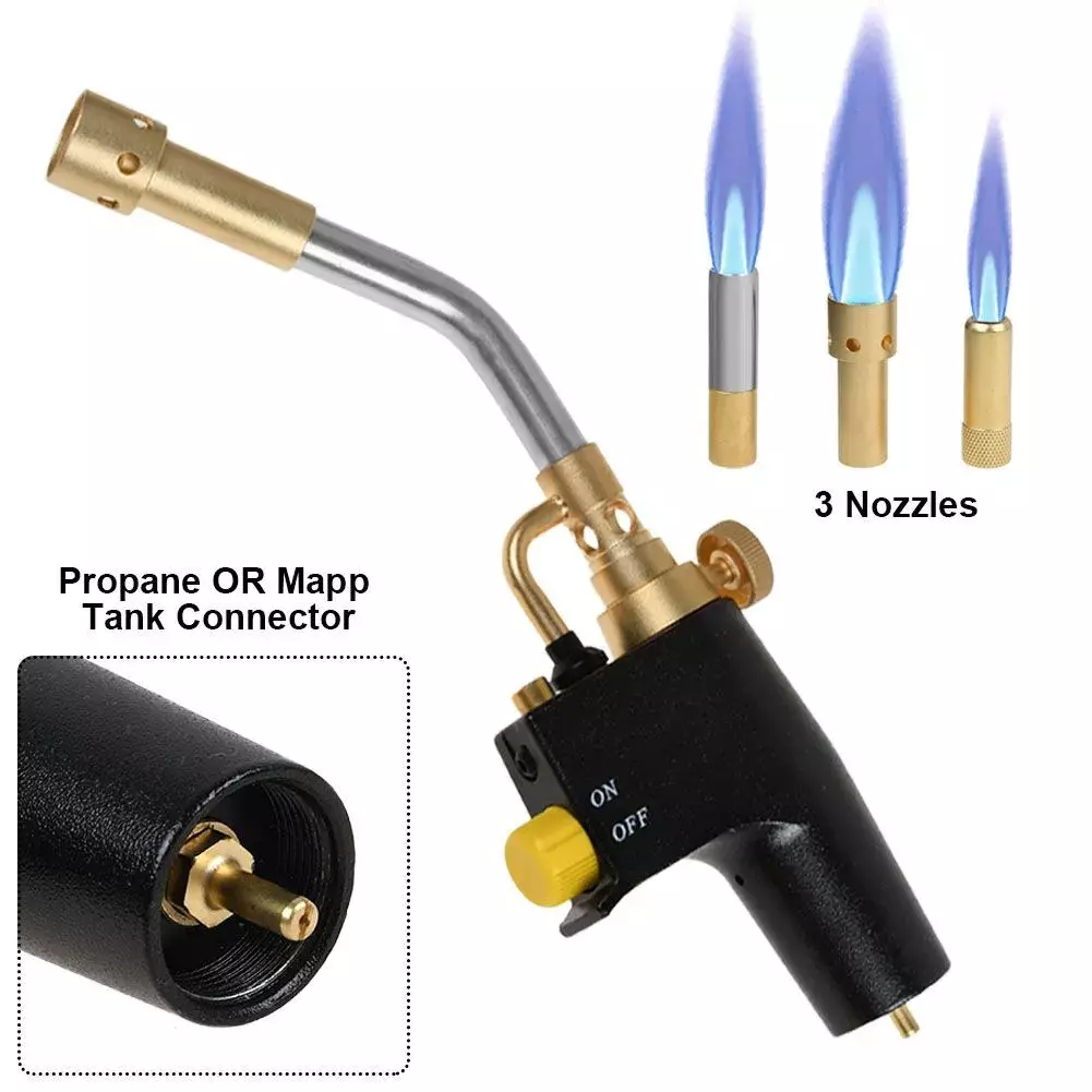 Professional Mapp Gas Blow Torch for Welding Soldering Brazing-for Plumbers Tool