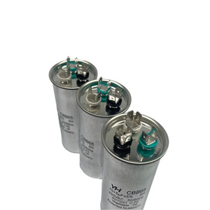 High quality customized CBB65 450vac air conditioner start capacitor/15-100uf capacitor cbb65 370vac air conditioner st