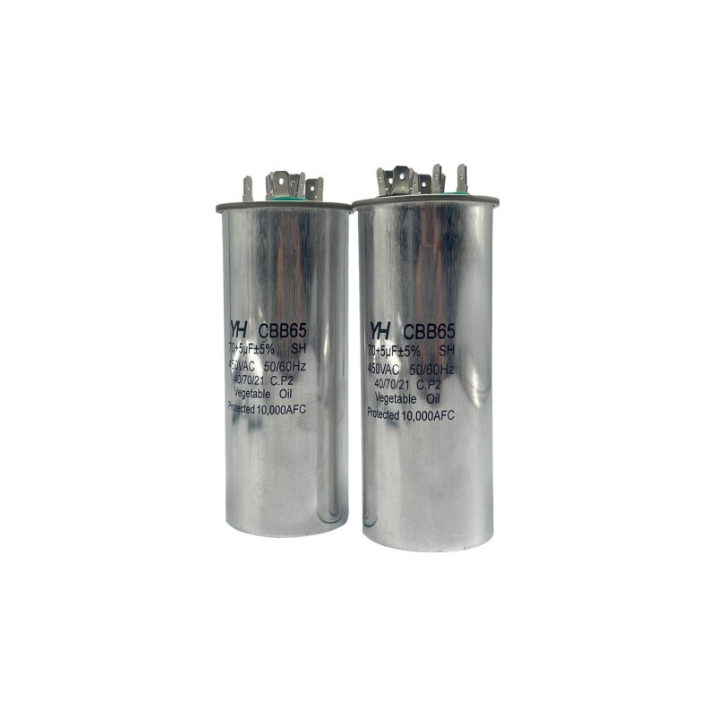 High quality customized CBB65 450vac air conditioner start capacitor/15-100uf capacitor cbb65 370vac air conditioner st