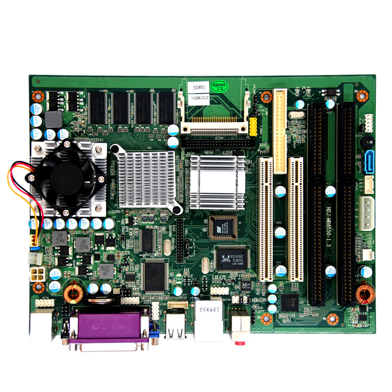 Fully integrated celeron M intel 855GM ISA slot motherboard with dual pcie dual ISA slot LVDS display