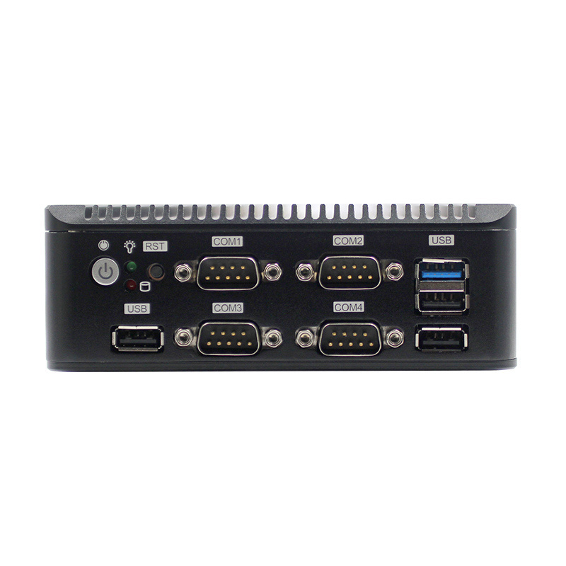 Zunsia J1900/J1800 Processor 16GB Ram Mini Thin Client Pc Embed 2Intel I211AT GigaLAN 4COM Industrial Fanless Mini Pc Computer