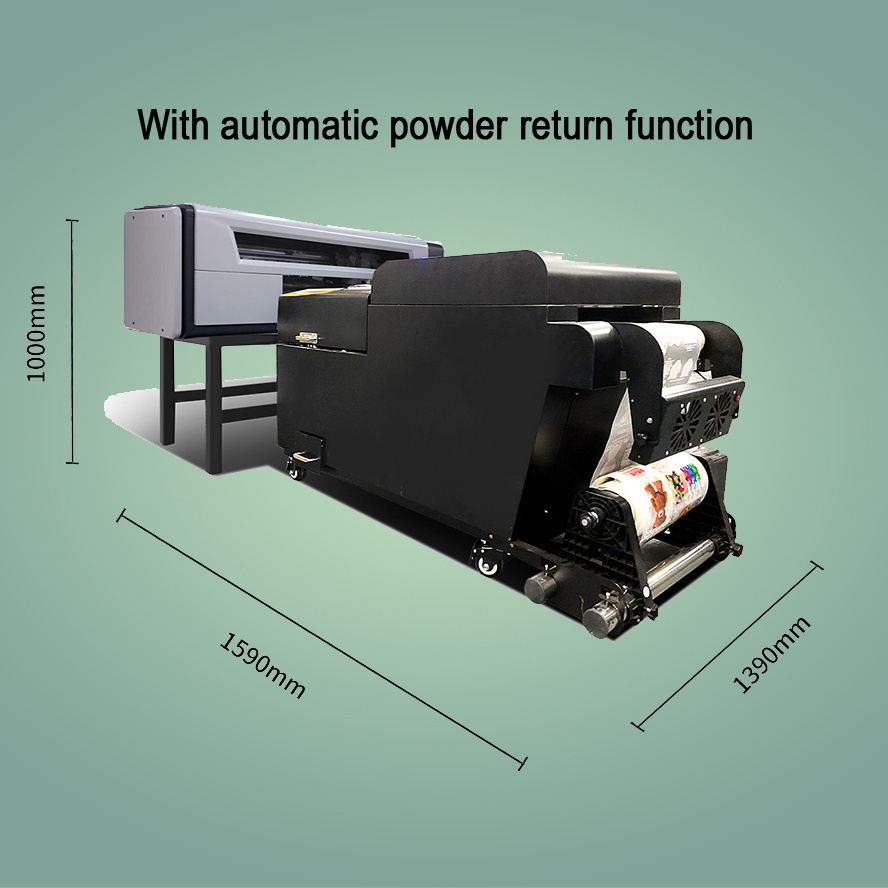 digital dtf impresaora a2 dtf printer compact with a shaker that returns the