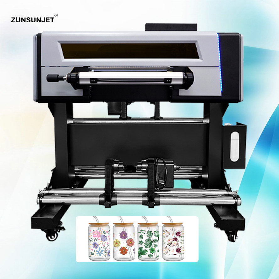 ZUNSUNJET digital uvdtf Uv Dtf Film Cold Transfer Uv Dtf Printer A2 With 3 Xp600