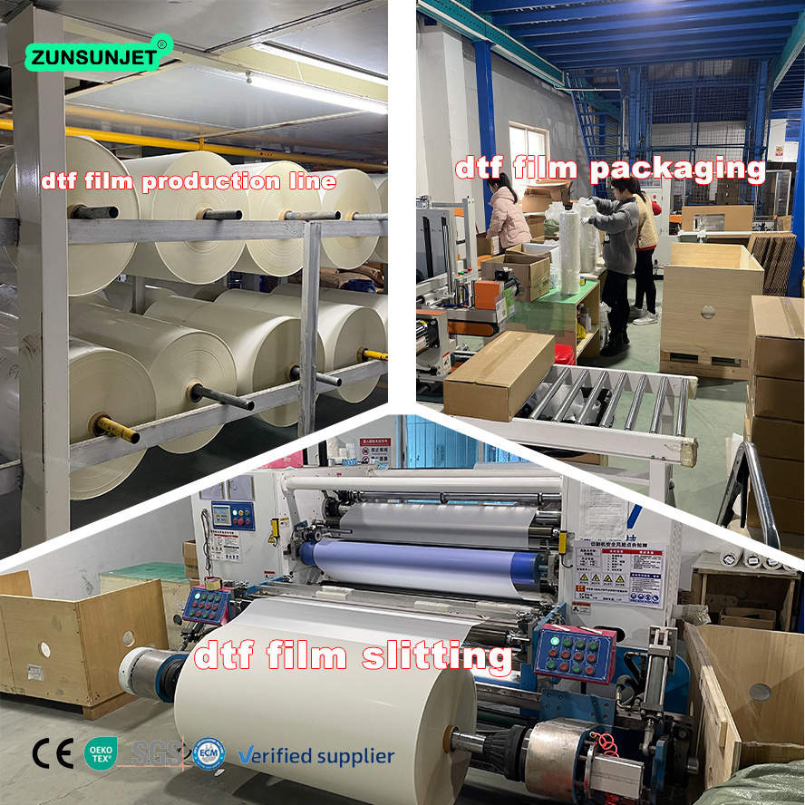 ZUNSUNJET Film Roll Dtf Film For T Shirt Printing Printer