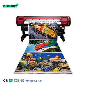 direct flag sublimation textile printing xp600 head Banner vinyl billboard eco solvent large format Banner Printer china machine