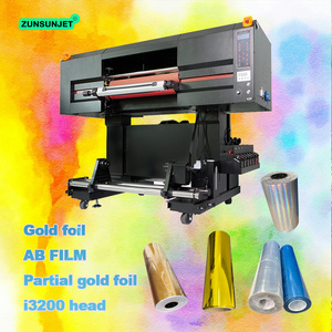 new digital a1 24 inch 60cM 60 cm 3 4 heads i3200 roll to roll uvdtf uv dtf sticker printing printer with laminator uv dtf