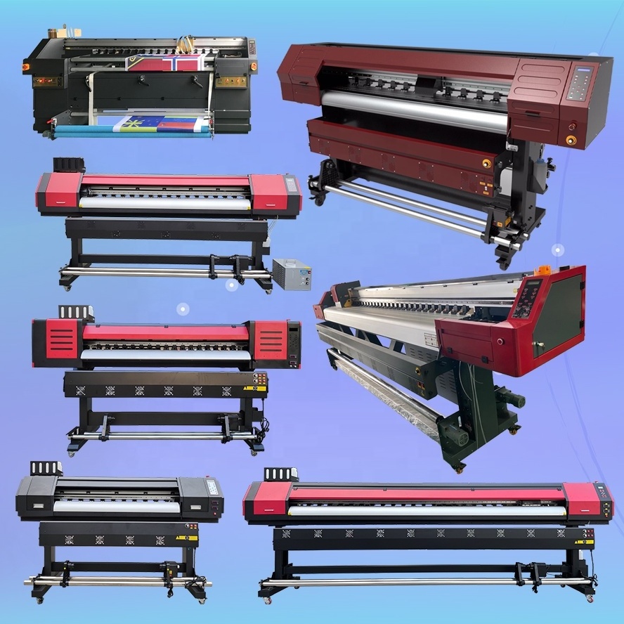 Impresora de gran formato digital canvas painting eco solvent printing machine price for small business