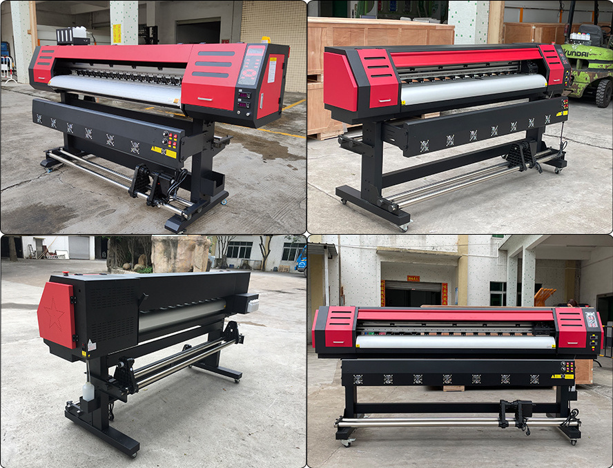 digital 1803 Model Eco Solvent Large Format Printer 1.8 I3200 Head X 2 Sublimation Large Format Printer