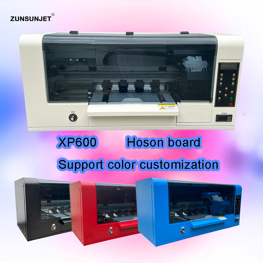 Zunsunjet digital  In Desktop Dtf Printer I3200 2 Head 30Cm 13 In Dtf Printer And Shaker A3 Plus With Oven