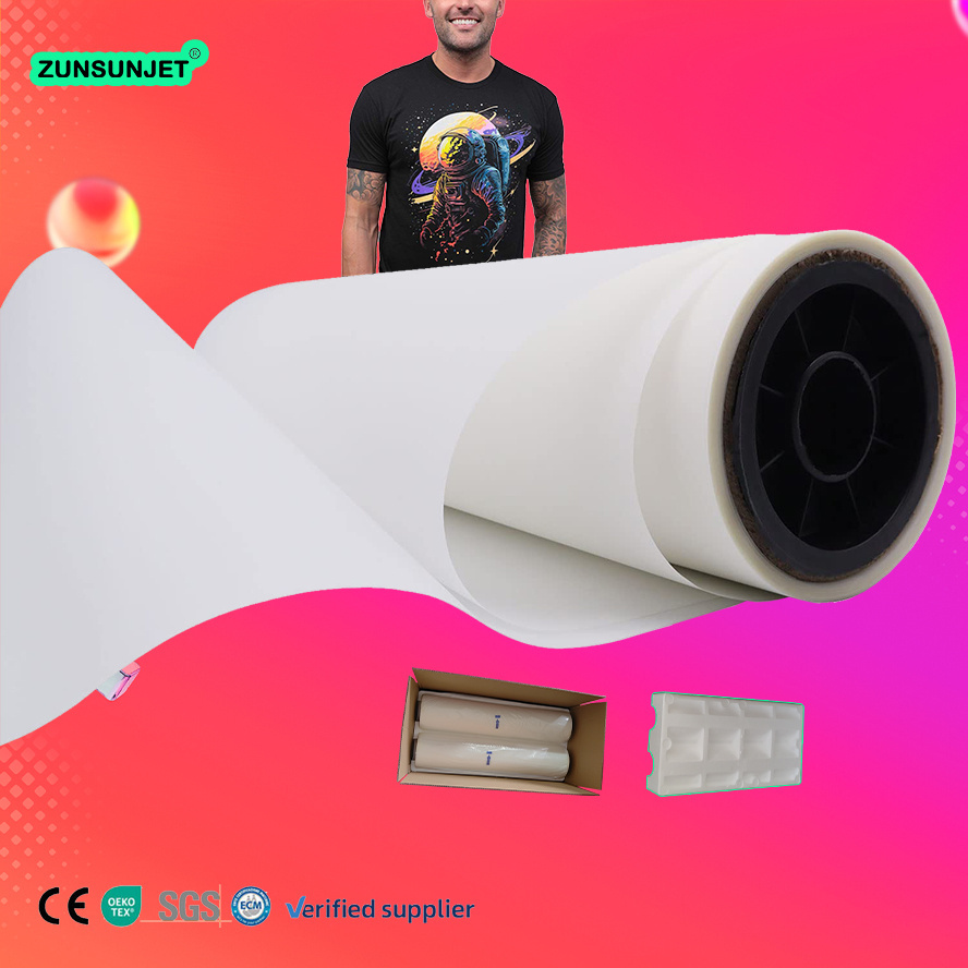 ZUNSUNJET Film Roll Dtf Film For T Shirt Printing Printer