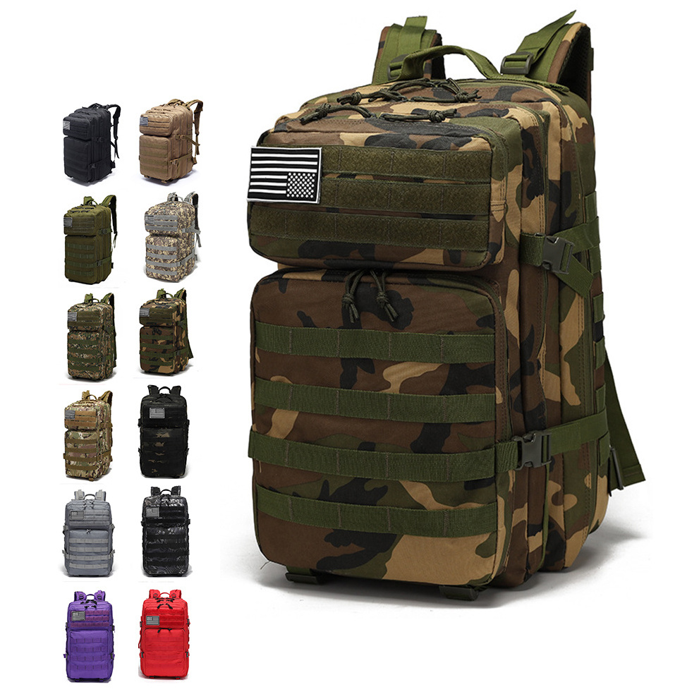 Trekking 900D Travel Heavy Duty Oxford Sports Fitness Backpacks 80L Rucksack Tactical Backpack Oem