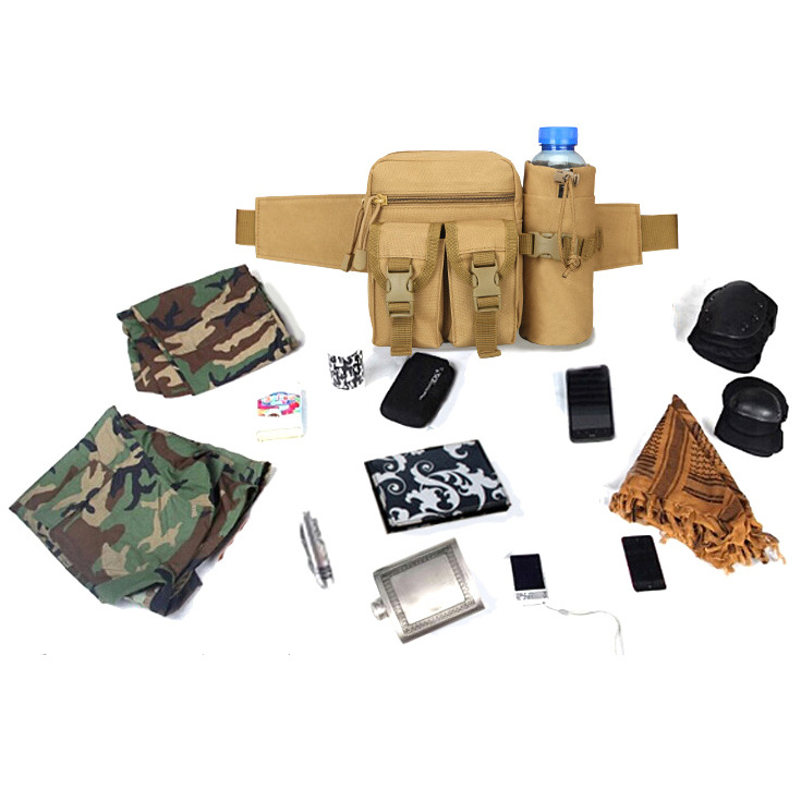 Camping Everyday Carry Fabric Camouflage Crossbody Crossbody Sling Bag Tactical Chest Bag Outdoor Sports Waist Purses For Men