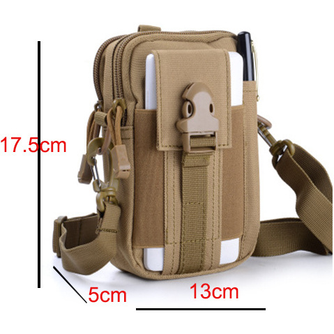 Purse Molle System Waist Fanny Pack Admin Tactical Bag Tactical Molle Bag Pouch With Detachable Shoulder Strap