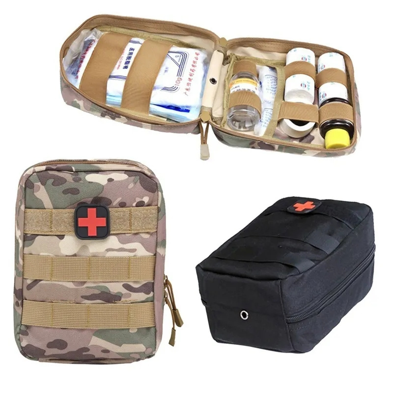 Camping Heavy Duty Molle System Nylon Tactical Medical Bag For First Aid Kit First Aid Kit Emergency Bag