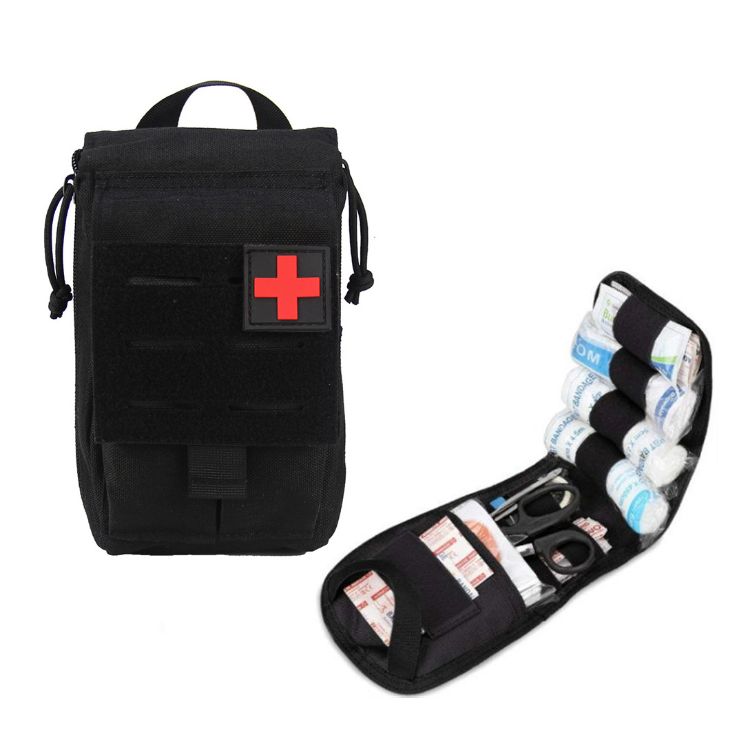 Waterproof Edc Heavy Duty Lifesaving Emergency Survival Medical Tactical Molle First Aid Kit Survival Bag Case