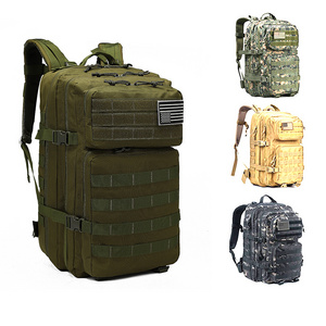 3P Survival Multicam Hunting Men Oxford Messenger Logo Rucksack 25L Tactical Backpack