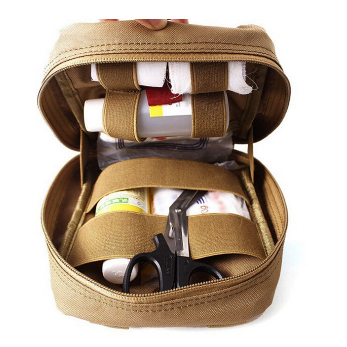 Camping Heavy Duty Molle System Nylon Tactical Medical Bag For First Aid Kit First Aid Kit Emergency Bag