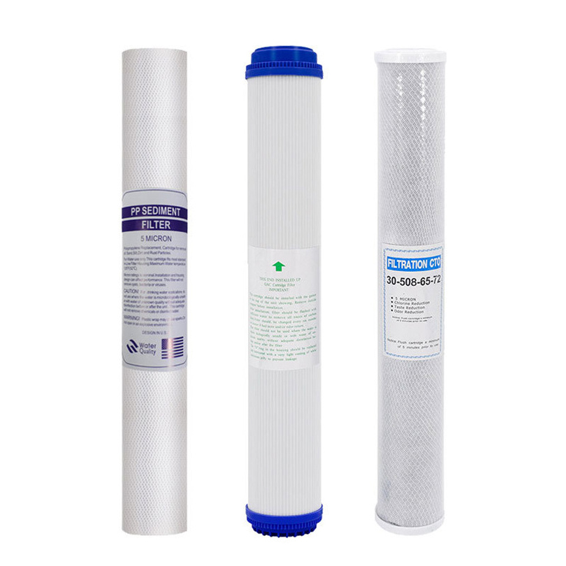 20 inch water filters cartridge PP UDF CTO filters for household water filter