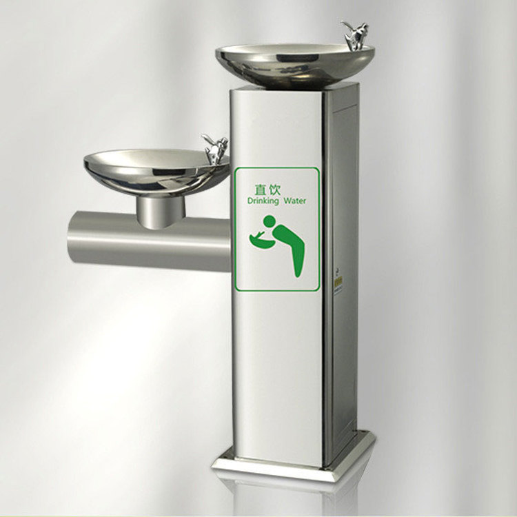 outdoor public park school stainless steel water dispenser drinking water fountain