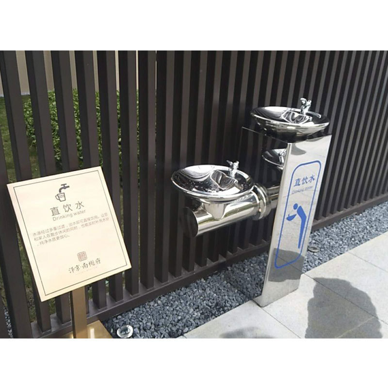 outdoor public park school stainless steel water dispenser drinking water fountain