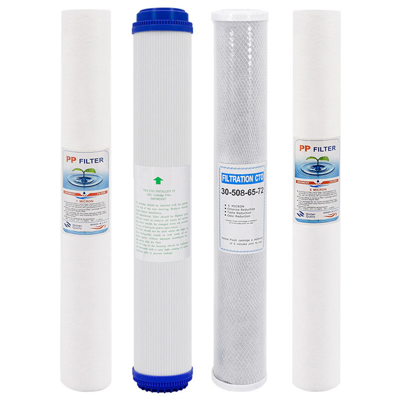 20 inch water filters cartridge PP UDF CTO filters for household water filter