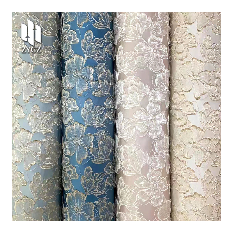 100% Polyester Royal Classic Jacquard Damask Luxury Upholstery Fabric For Sofa Luxury Curtain Fabric DIY Dress Fabric