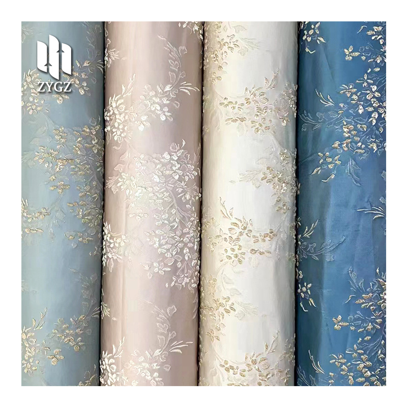 100% Polyester Royal Classic Jacquard Damask Luxury Upholstery Fabric For Sofa Luxury Curtain Fabric DIY Dress Fabric