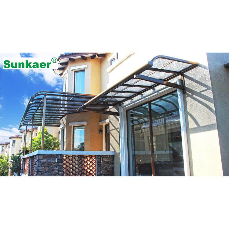 Fast delivery windproof folding arm canopy architectural aluminum system awning for the door Outdoor Custom Canopy